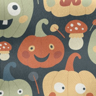 Pumpkin With Changeable Expres Jersey Backed Fleece