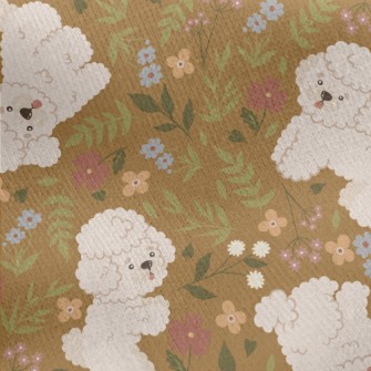 Super Q Curly Puppy Jersey Backed Fleece