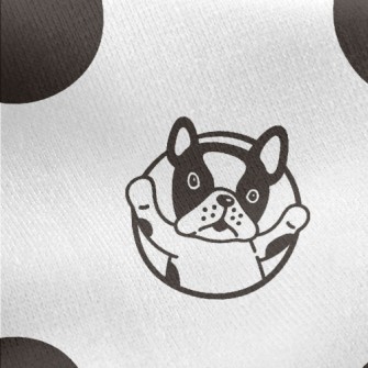 Dot And Bulldog Jersey Backed Fleece