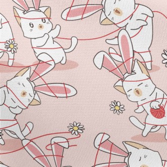 Woolen Tangled Kitten Pongee
