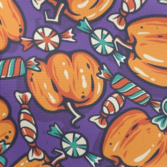 Halloween Pumpkin Candy Pongee