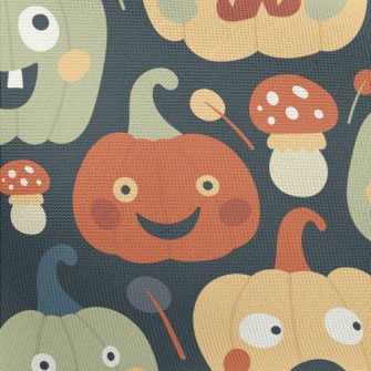 Pumpkin With Changeable Expres Pongee