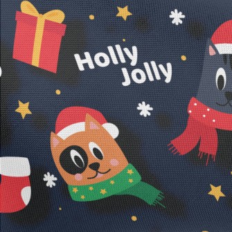 Christmas Cat Pongee