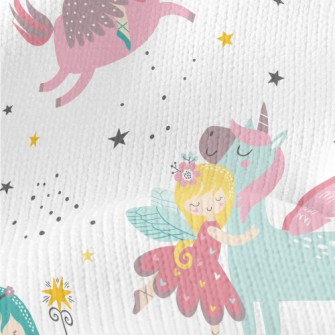 Beauty Fairy Unicorn Stretch Jersey