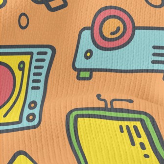 Cute Childlike TV Stretch Jersey