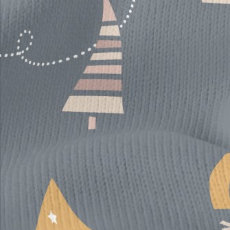 Nordic Style Christmas Tree Stretch Jersey