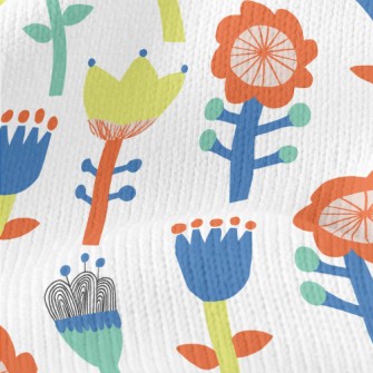 Fairy Forest Flowers Stretch Jersey