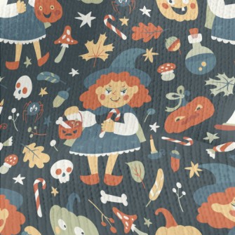 Evil Halloween Witch Stretch Jersey