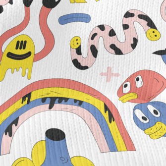 Weird Art Graffiti Stretch Jersey