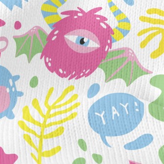 Hello Little Monster Stretch Jersey