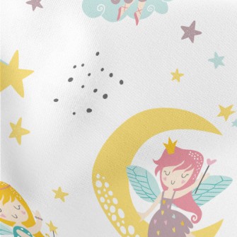 Elegant Moonlight Fairy Lightweight Cotton Poplin
