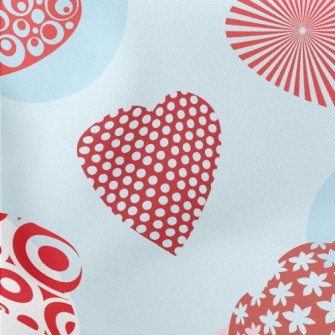 Special Shape Heart Lightweight Cotton Poplin