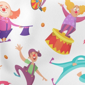 Traveling Circus Lightweight Cotton Poplin