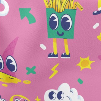 Big Eyes Instant Meals Lightweight Cotton Poplin