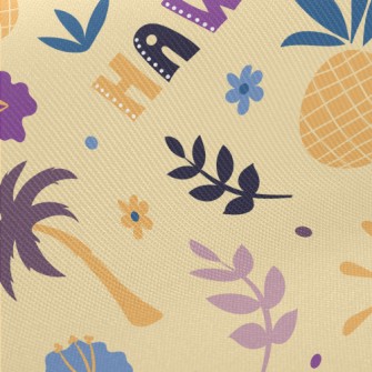 Hawaii Vacation Day Midweight Cotton Poplin