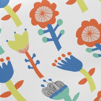 Fairy Forest Flowers Midweight Cotton Poplin