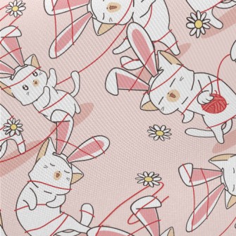 Woolen Tangled Kitten Midweight Cotton Poplin