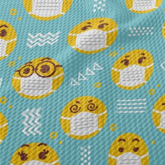 Epidemic Prevention Emoji Birdseye Piqué