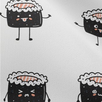 Cute Salmon Sushi Roll Chiffon
