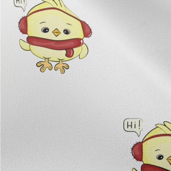 Cute Chick Saying Hello Chiffon