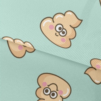 Cartoon Expression Poop Waterproof Oxford