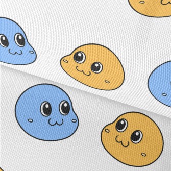Retro Cute Smiley Face Waterproof Oxford