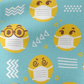 Epidemic Prevention Emoji Waterproof Canvas