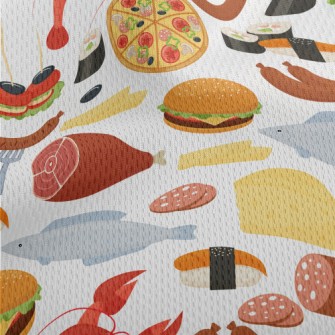 A Hearty Meal Athletic Mesh Flat Back