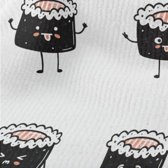 Cute Salmon Sushi Roll Terry