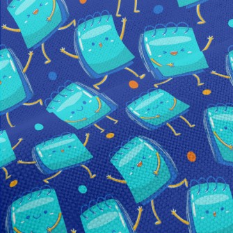 Happy Blue Note Paper Performance Linen