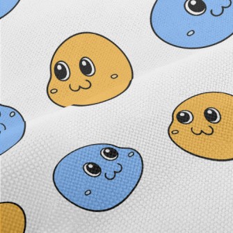 Retro Cute Smiley Face Performance Linen