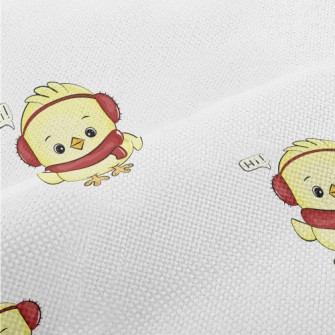 Cute Chick Saying Hello Performance Linen