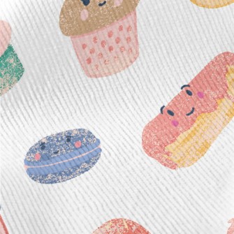 Cute Hand-painted Desserts Standard Corduroy