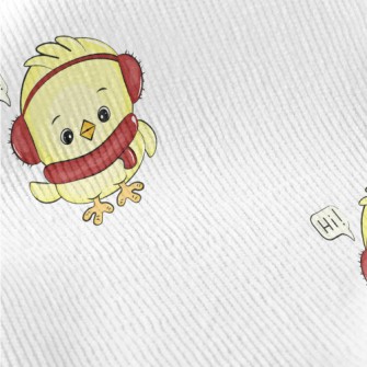 Cute Chick Saying Hello Standard Corduroy