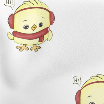 Cute Chick Saying Hello Stretch Ponte