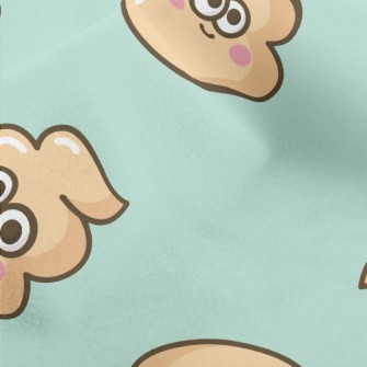 Cartoon Expression Poop Micro Fleece