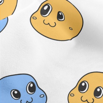 Retro Cute Smiley Face Micro Fleece