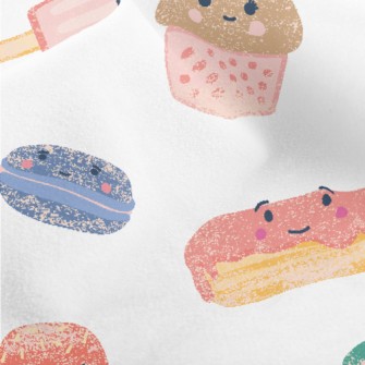 Cute Hand-painted Desserts Micro Fleece