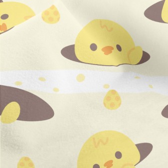 Yellow Chick Hide And Seek Micro Fleece
