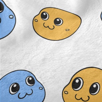 Retro Cute Smiley Face Minky
