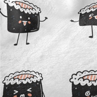 Cute Salmon Sushi Roll Minky