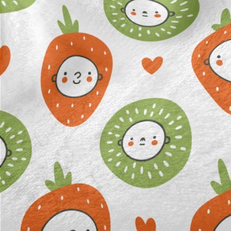 Fruit Dress Up Baby Face Minky
