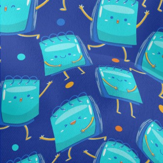 Happy Blue Note Paper Lightweight Performance Linen