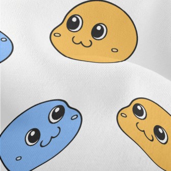 Retro Cute Smiley Face Lightweight Performance Linen