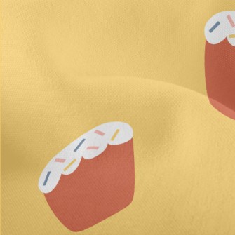 Easter Cake Doodle Lightweight Performance Linen