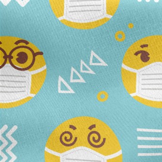 Epidemic Prevention Emoji Jersey Backed Fleece