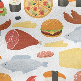 A Hearty Meal Jersey Backed Fleece
