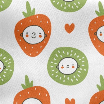 Fruit Dress Up Baby Face Jersey Backed Fleece