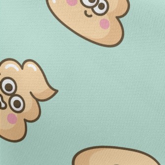 Cartoon Expression Poop Pongee