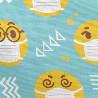 Epidemic Prevention Emoji Pongee